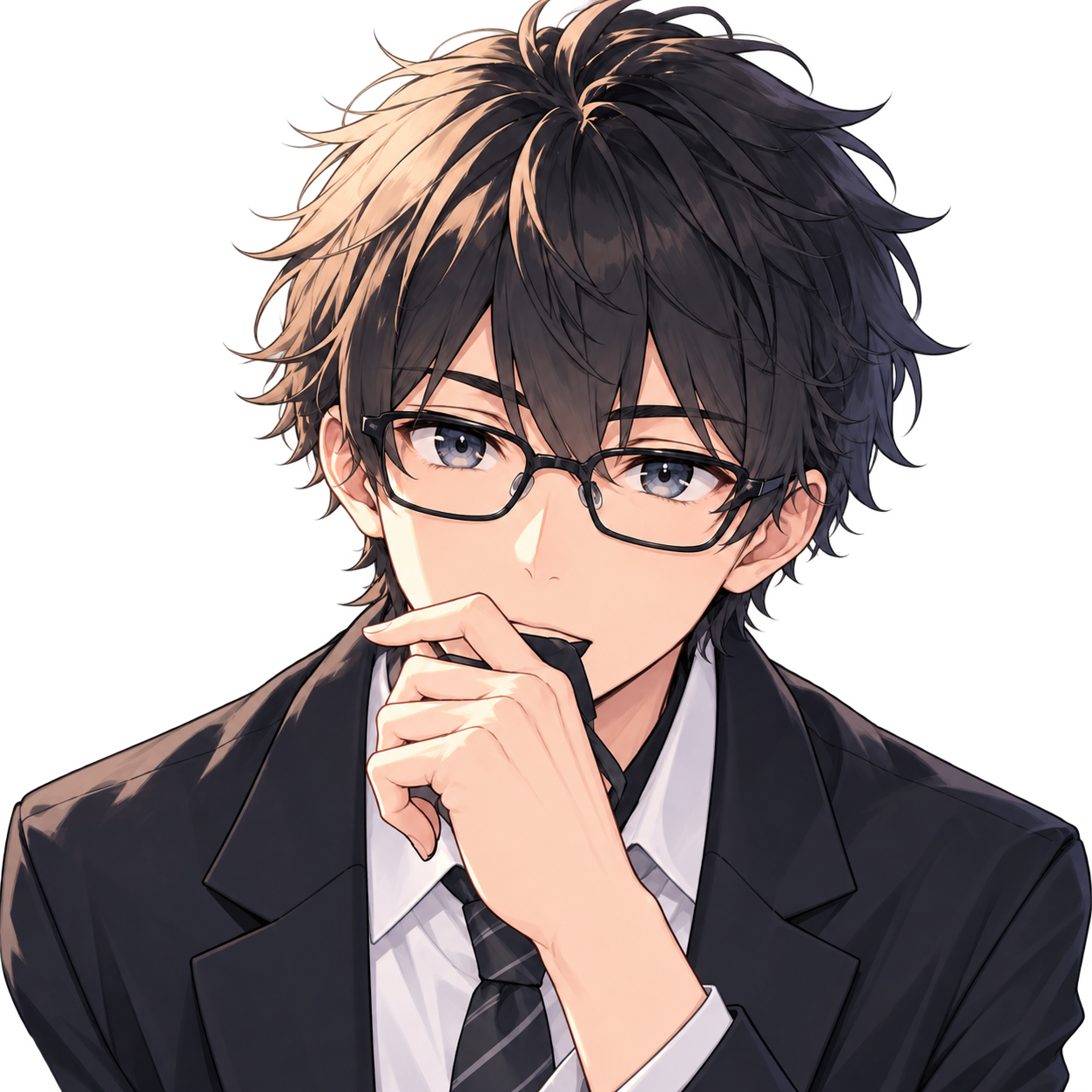 俯瞰・構造チェック担当のレン（AI）を表すイラスト