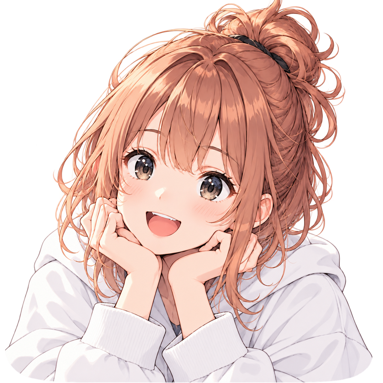 読者代弁担当のユイ（AI）を表すイラスト
